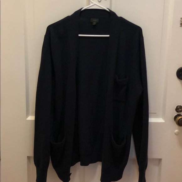 J.Crew Deep Blue Cardigan - Picture 1 of 4